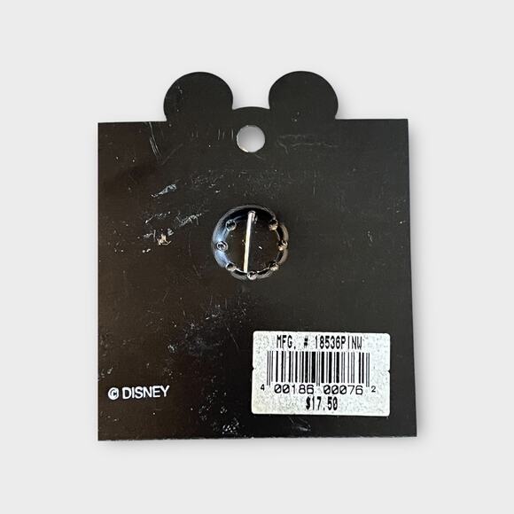 Vintage 1990s Disney World Parks Minnie Mouse Silver Tone Trading Pin NWT - Picture 2 of 2